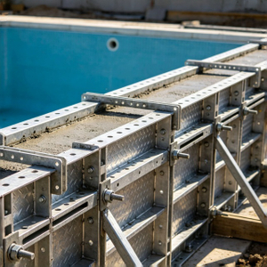 Custom Swimming Pool Steel Formwork | Durable Concrete Pool Molds Manufacturer Swimming Pool Steel Formwork High Precision, Reusable Steel Molds for Concrete Pool Construction Custom Shapes & Sizes A